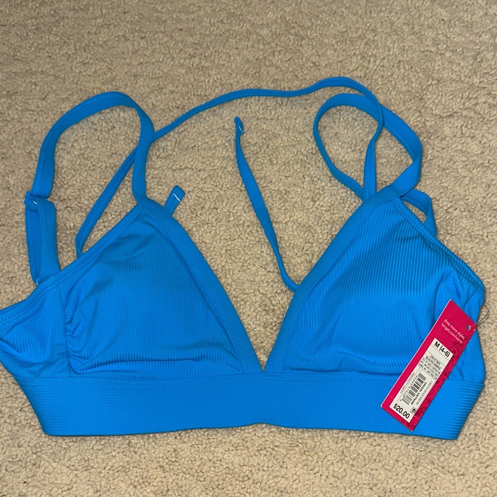 Women's Blue Bikini top